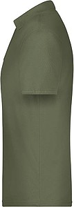 Mens Piqué Polo, olive, S