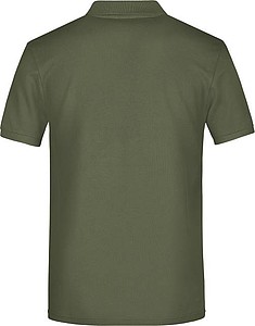 Mens Piqué Polo, olive, S
