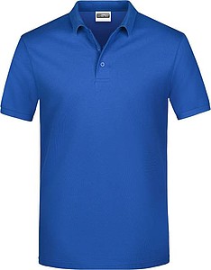 Mens Piqué Polo, royal, S