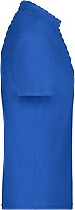 Mens Piqué Polo, royal, S