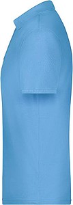 Mens Piqué Polo, sky blue, S