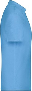 Mens Piqué Polo, sky blue, S
