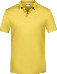 Mens Piqué Polo, yellow, S
