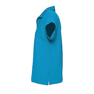 MENS POLO SHIRT SUMMER II, AQUA, XL