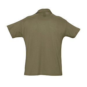 MENS POLO SHIRT SUMMER II, ARMY, XL