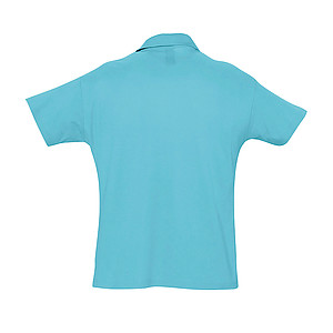 MENS POLO SHIRT SUMMER II, ATOLL BLUE, M