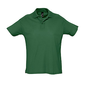 MENS POLO SHIRT SUMMER II, GOLF GREEN, L