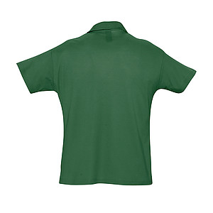 MENS POLO SHIRT SUMMER II, GOLF GREEN, L