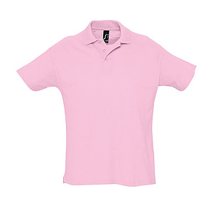 MENS POLO SHIRT SUMMER II, PINK, L
