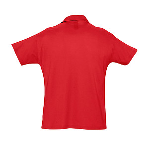 MENS POLO SHIRT SUMMER II, RED, L
