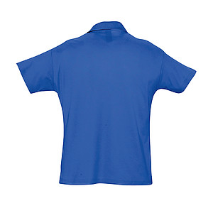 MENS POLO SHIRT SUMMER II, ROYAL BLUE, L