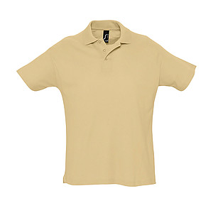 MENS POLO SHIRT SUMMER II, SAND, L
