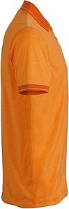 Mens polo T-shirt James Nicholson, orange/dark orange, M