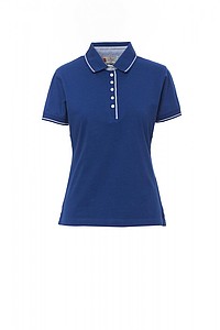 Mens polo T-shirt PAYPER LEEDS, royal blue/white, S