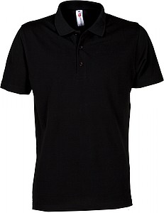 Mens polo T-shirt PAYPER ROME, black, L