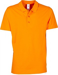 Mens polo T-shirt PAYPER ROME, orange, L