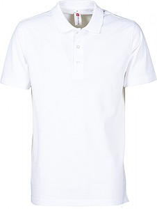 Mens polo T-shirt PAYPER ROME, white, S