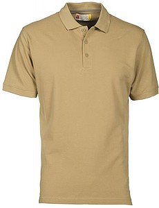 Mens polo T-shirt PAYPER VENICE, light brown, XS