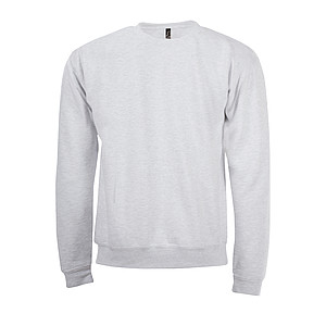 MENS ROUND-NECK SWEATSHIRT SPIDER, ASH, 3XL