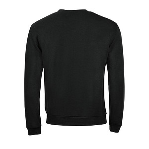MENS ROUND-NECK SWEATSHIRT SPIDER, BLACK, L