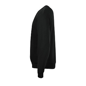 MENS ROUND-NECK SWEATSHIRT SPIDER, BLACK, L