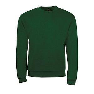 MENS ROUND-NECK SWEATSHIRT SPIDER, BOTTLE GREEN, L