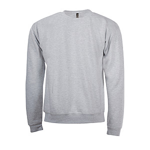 MENS ROUND-NECK SWEATSHIRT SPIDER, GREY MELANGE 2, L