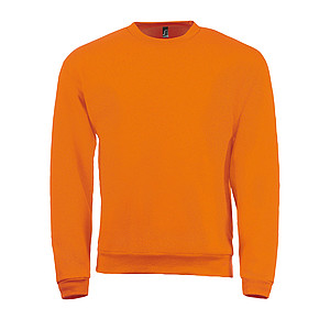 MENS ROUND-NECK SWEATSHIRT SPIDER, ORANGE, L