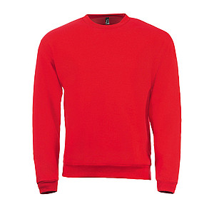 MENS ROUND-NECK SWEATSHIRT SPIDER, RED, 3XL