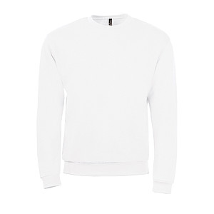 MENS ROUND-NECK SWEATSHIRT SPIDER, WHITE, 3XL