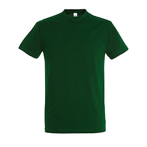 MENS ROUND NECK T-SHIRT IMPERIAL, BOTTLE GREEN, L