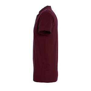 MENS ROUND NECK T-SHIRT IMPERIAL, BURGUNDY, XXL