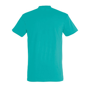 MENS ROUND NECK T-SHIRT IMPERIAL, CARIBBEAN BLUE, L