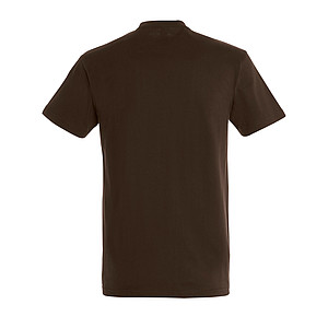 MENS ROUND NECK T-SHIRT IMPERIAL, CHOCOLATE, L