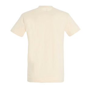 MENS ROUND NECK T-SHIRT IMPERIAL, CREAM, L