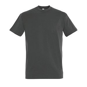 MENS ROUND NECK T-SHIRT IMPERIAL, DARK GREY, 3XL