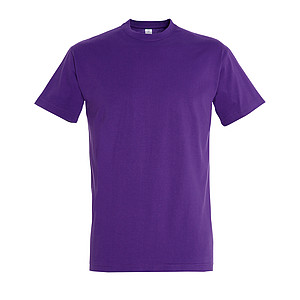 MENS ROUND NECK T-SHIRT IMPERIAL, DARK PURPLE, L