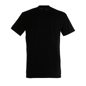 MENS ROUND NECK T-SHIRT IMPERIAL, DEEP BLACK, XL
