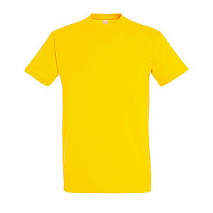 MENS ROUND NECK T-SHIRT IMPERIAL, GOLD, 3XL