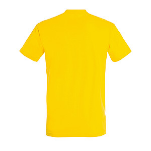 MENS ROUND NECK T-SHIRT IMPERIAL, GOLD, L