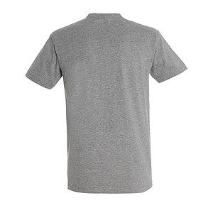 MENS ROUND NECK T-SHIRT IMPERIAL, GREY MELANGE, S