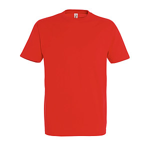 MENS ROUND NECK T-SHIRT IMPERIAL, HIBISCUS, L