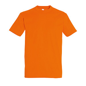 MENS ROUND NECK T-SHIRT IMPERIAL, ORANGE, 4XL