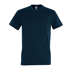 MENS ROUND NECK T-SHIRT IMPERIAL, PETROLEUM BLUE, L