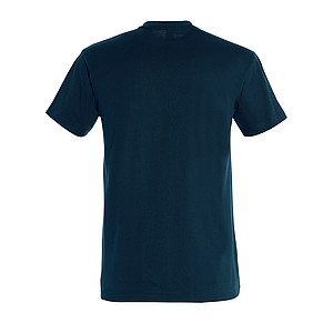 MENS ROUND NECK T-SHIRT IMPERIAL, PETROLEUM BLUE, L