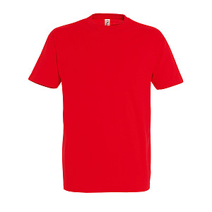 MENS ROUND NECK T-SHIRT IMPERIAL, RED, XS