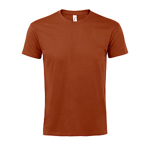 MENS ROUND NECK T-SHIRT IMPERIAL, TERRACOTTA, 3XL