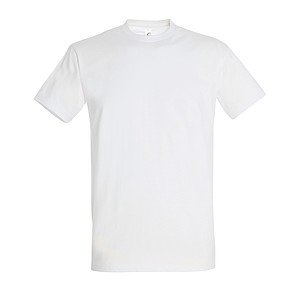 MENS ROUND NECK T-SHIRT IMPERIAL, WHITE, 3XL