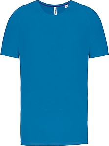 Mens sports T-shirt KARIBAN 130gr, aqua blue, XL
