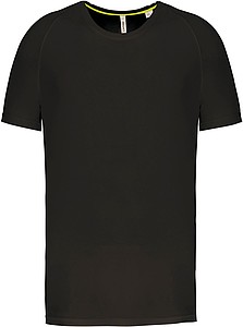 Mens sports T-shirt KARIBAN 130gr, black, 2XL